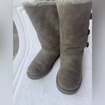 UGG Tall gray triple Bailey button  boots gray size 6 winter comfy Photo 2