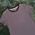 Lands End Brown Beige Stripe T Photo 1