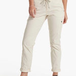 Vuori Vouri Ripstop Cream Drawstring Pants Photo 0