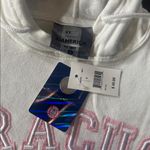 J. America Women’s White Embroidered SYRACUSE College Drawstring Hoodie Size S NEW Photo 8