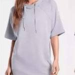 Athleta Women’s Cabana Tunic Hoodie Relaxed Oversized Muted Lilac Size XLarge Photo 0