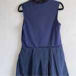 Jil Sander  Navy - Navy Sleeveless A-Line Mini Dress Photo 10