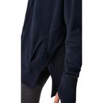 Sweaty Betty  Women’s Liberate Luxe Fleece Washed Navy Pullover Hoodie Photo 3