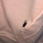 Nike  pink sweatshirt Hoodie Gold long sleeve Pocket size XS gold shimmer cowl​ Photo 3