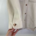 Rebecca Minkoff Harper Long Sherpa Shacket Ivory Size L Photo 4