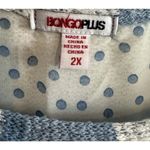 Bongo  Sweater‎ Womens Plus 2X Blue Flowy Knit Soft Comfy Everyday Norm Retro Y2K Photo 1
