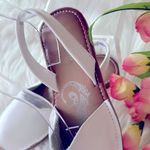 Bamboo  Casual Sling Back White Sandals Slide Slip SIZE 9 Photo 3