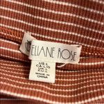 Striped burnt orange Skirt Size L Photo 2