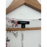 Torrid  Floral Sheer Duster Flowy Kimono Open Front Bell Sleeves Cottage Flowy Photo 6