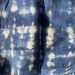 Tahari blue and white shibori tie dye linen mini sundress Photo 6