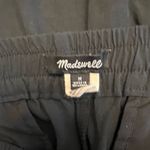 Madewell  - Dolphin Hem Track Trousers Black Casual Pants Sz M Photo 6