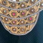 Free People Nwot BLACK BROWN  BODY CON DRESS WIRH MIRRORED EFFECT SIZE S Photo 1