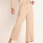 Mate the Label NWT  Cream Organic Thermal Wide Leg Pant - XS Photo 0