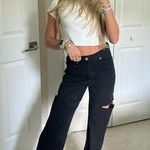 Forever 21 Distressed Black Denim Photo 1