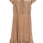 Moon Collection  ruffle dress with lace accents Photo 0