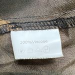 Buykud XL Blue Floral Print Chinese Retro Dress 100% Viscose Mandarin Collar Photo 3