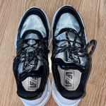 LF Leather Green Fabric Silver Sneakers Photo 1