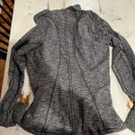 Lululemon black and white  quarter zip jacket size 8 Photo 4