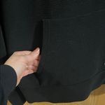Peloton  Black Ribbed High-Neck Quarter Zip Sweatshirt Large Photo 2
