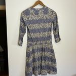 Uniqlo  x Celia Birtwell Purple White Floral Casual Long Sleeve Dress Photo 4