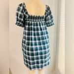 American Eagle  Plaid babydoll Dress M NEW NO TAGS has pockets 100% cotton Photo 4