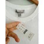 J.Crew  | NWT Ruffle-trim shell tank top premium ultra-fine cotton White | Sz M Photo 3