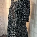 Torrid Grey Leopard Studio Knit short sleeve Peplum Top size 3 Photo 5