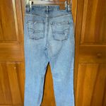 American Eagle Curvy Stretch Jeans Straight Ripped 90s Photo 6