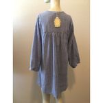 Velzera #9 NWT!  Women's Blue Embroidered Tunic by , Sz: Small Photo 1