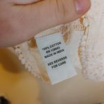 Joie  Size Small NWT NEW Light Pink Pale Pastel Boho Oversized Eyelet Top Blouse Photo 7