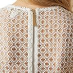 Ted Baker  London 12 White Dress Allara Cocktail Mini Semi Formal Large Lace Boho Photo 4