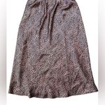 Victoria's Secret Cheetah print split front pull on slip skirt Photo 2