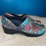 NWOT Klogs Portland Woodland Patent Leather Clog Slip Resistant Shoe Women’s 9 Blue Photo 1