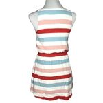 Lovers + Friends Dreamland Striped Dress White Red Blue Size Small Photo 1