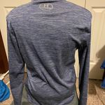 Under Armour  Womens Small HeatGear Blue Half ZIP Activewear Photo 2