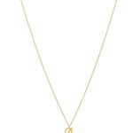 Luv AJ The Initial Charm Necklace in Gold Size D Womens Jewelry Photo 0