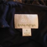 Donna Morgan Gold/Bronze Metallic Sleeveless Formal Maxi Dress Photo 4