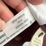 Madewell Embroidered Floral Peplum Top Gauze Tie Back Maroon Womens Size S Photo 7