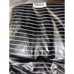 Maeve  Anthropologie Corset Peplum Top Black White Stripe Puff Sleeve Size Small Photo 7