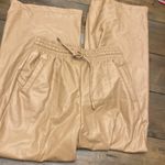 Open Edit Womens Small Faux Leather Wide Leg Pants ElastiC waist Photo 2