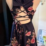 Trac Orange Pink Fit and Flare Mini Dress V Photo 6