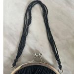 Vintage Black Draped Beaded Minaudière Mini Bag Photo 2
