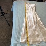 Altar'd State Satin Midi Dress Womens Small Champagne Ivory Bridal Bachelorette Photo 6