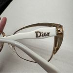 Christian Dior White & Gold Frame Womens Glasses Perception Made in Italy Photo 2