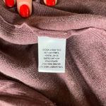 North Style Womens 1X Knit Sleeve Open Front Cardigan Jacket Purple Photo 6