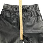 Spiegel Vintage Elements Exclusively  Black Leather Pants Size 12 Photo 7