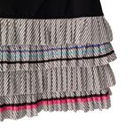 Lucky in Love On The Line Pleated Tennis Skirt Skort Black White size large Photo 3