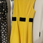 Calvin Klein Yellow Colorblock Dress Photo 1