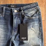 Vervet  Blue NWT Mid-Rise Distressed Skinny Jeans Size 26 Photo 4