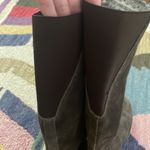 Lucky Brand  8/38 Hanover Knee High Riding Equestrian Tall Boots Gray Brown Suede Photo 6